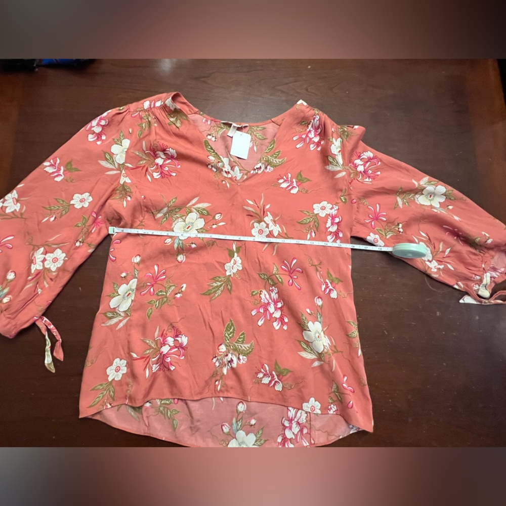 Rebecca Taylor size‎ 8 new preppy cottage core Lagon look beachy peachy floral